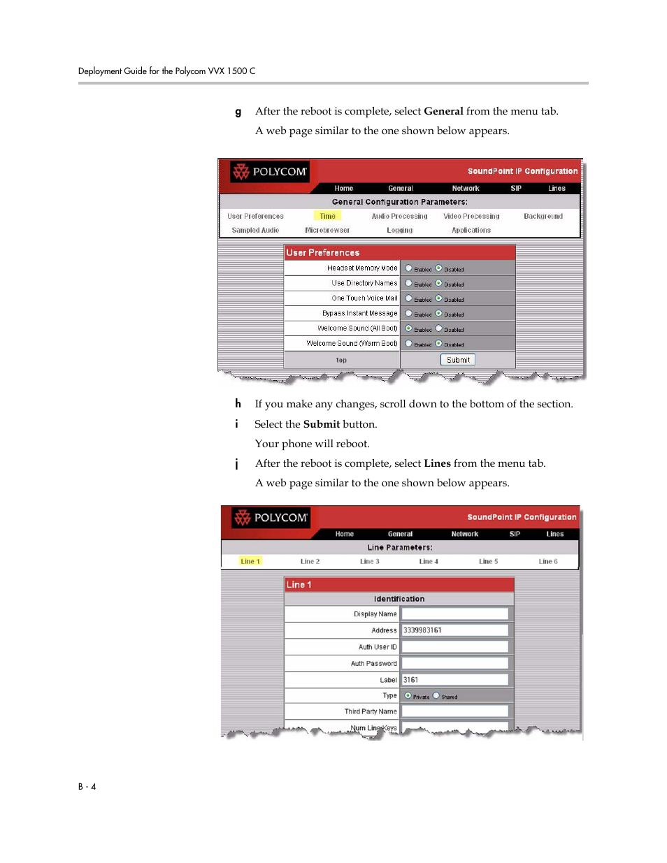 Polycom VVX C Business  Media Phone for Cisco Unified  Communications Manager (SIP) User Manual | Page 48 / 52