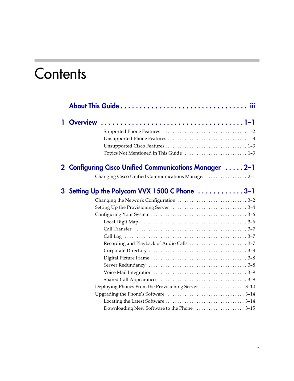 Polycom VVX C Business  Media Phone for Cisco Unified  Communications Manager (SIP) User Manual | Page 5 / 52