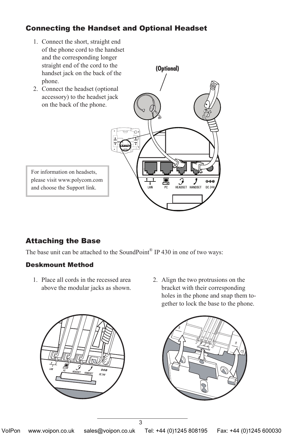 Polycom SoundPoint IP 430 SIP User Manual | Page 6 / 31