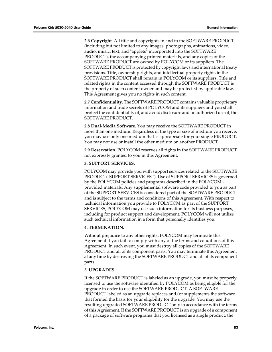 Polycom KIRK 14158600-HD User Manual | Page 83 / 88