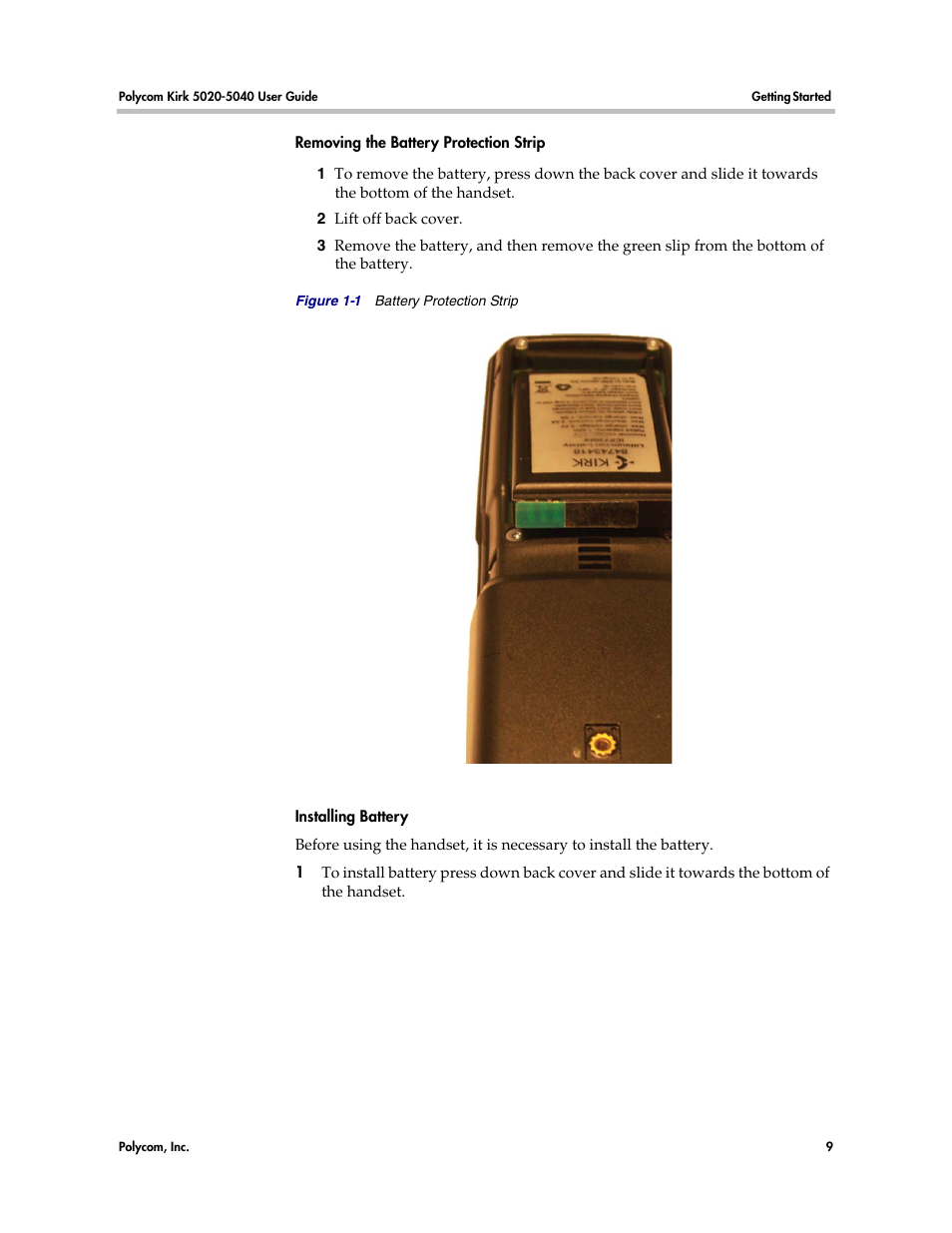 Polycom KIRK 14158600-HD User Manual | Page 9 / 88