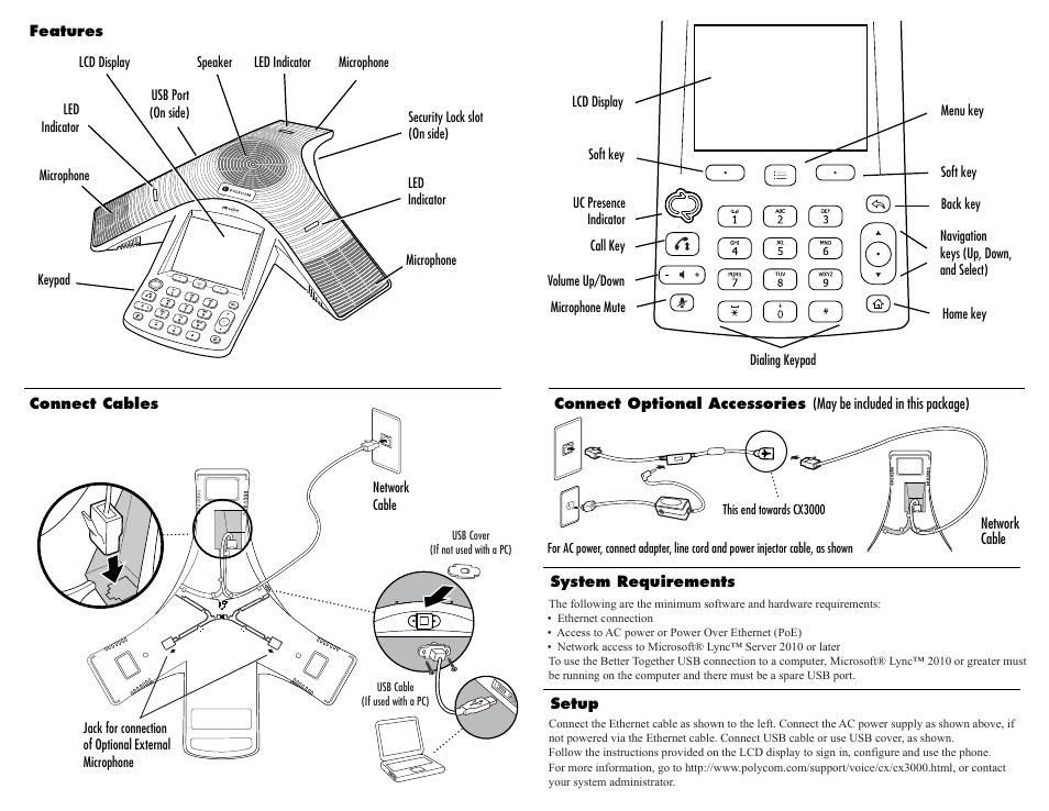 Polycom CX3000 User Manual | Page 2 / 2