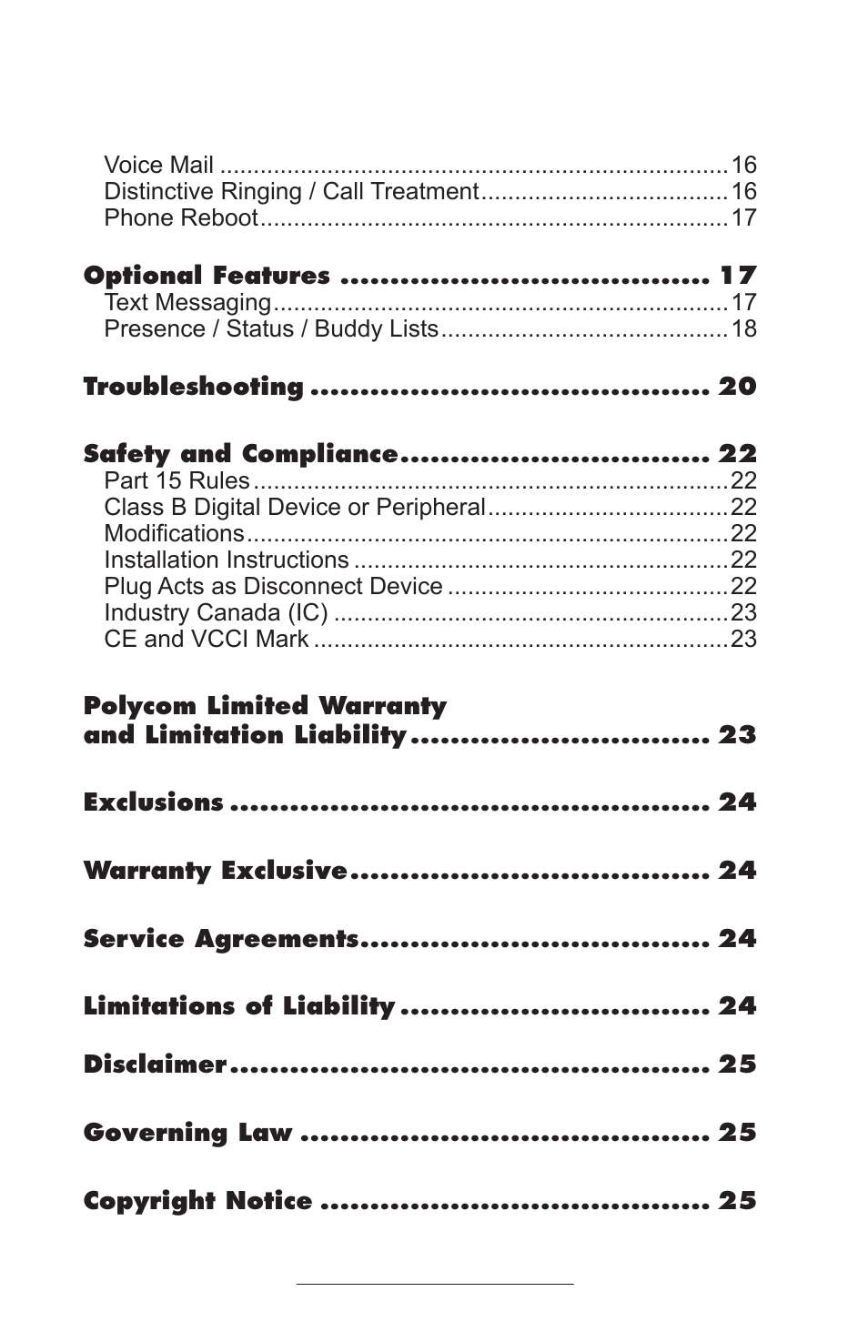 Polycom IP 301 User Manual | Page 3 / 30