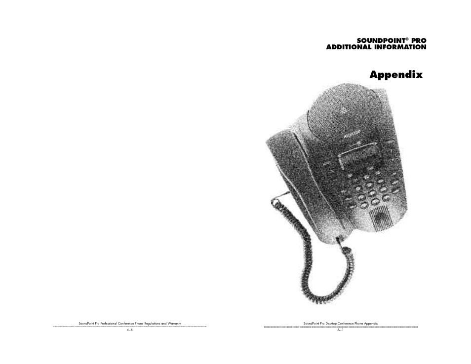 Appendix | Polycom SE-220 User Manual | Page 26 / 28