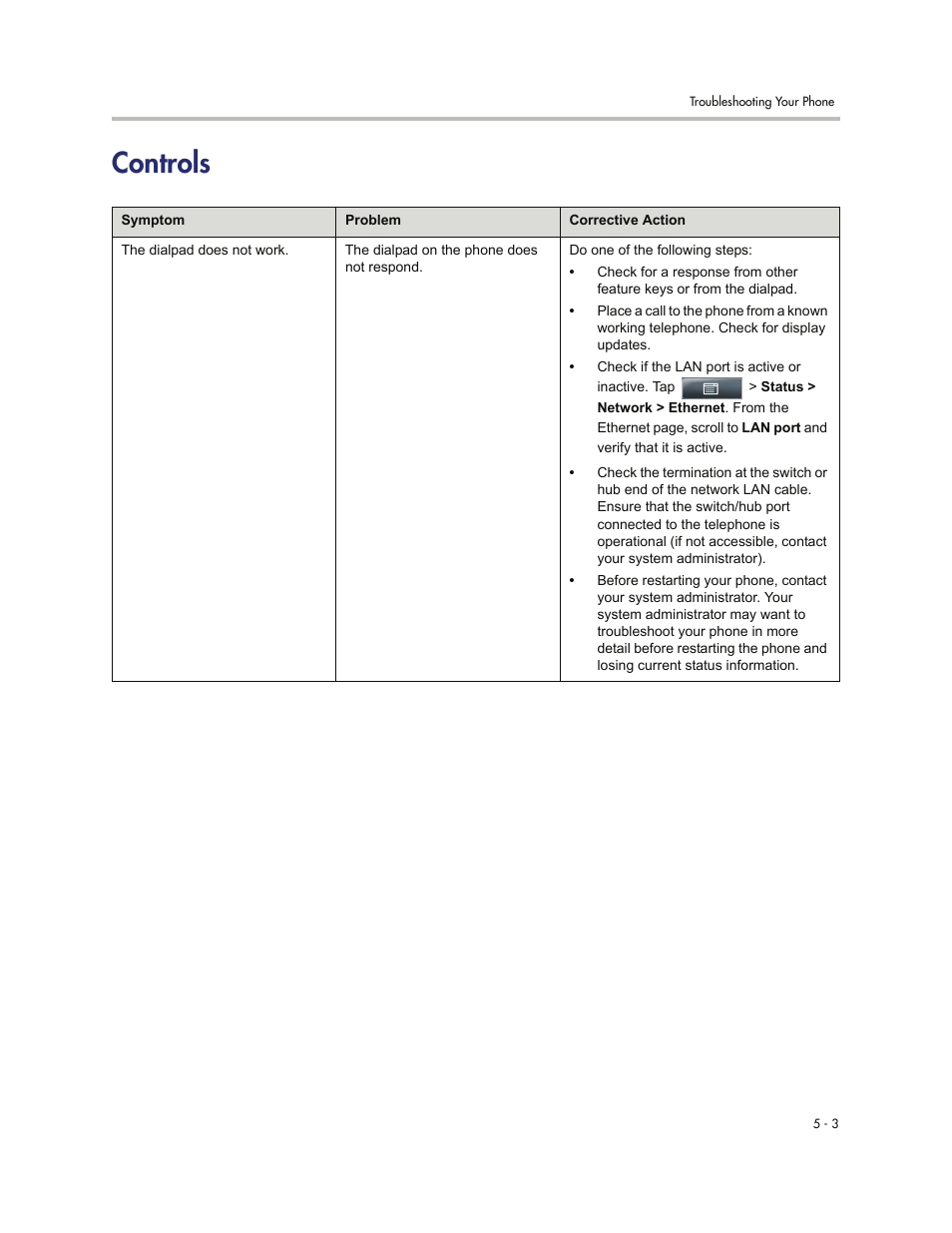 Controls, Controls -3 | Polycom VVXTM 1500 User Manual | Page 191 / 208