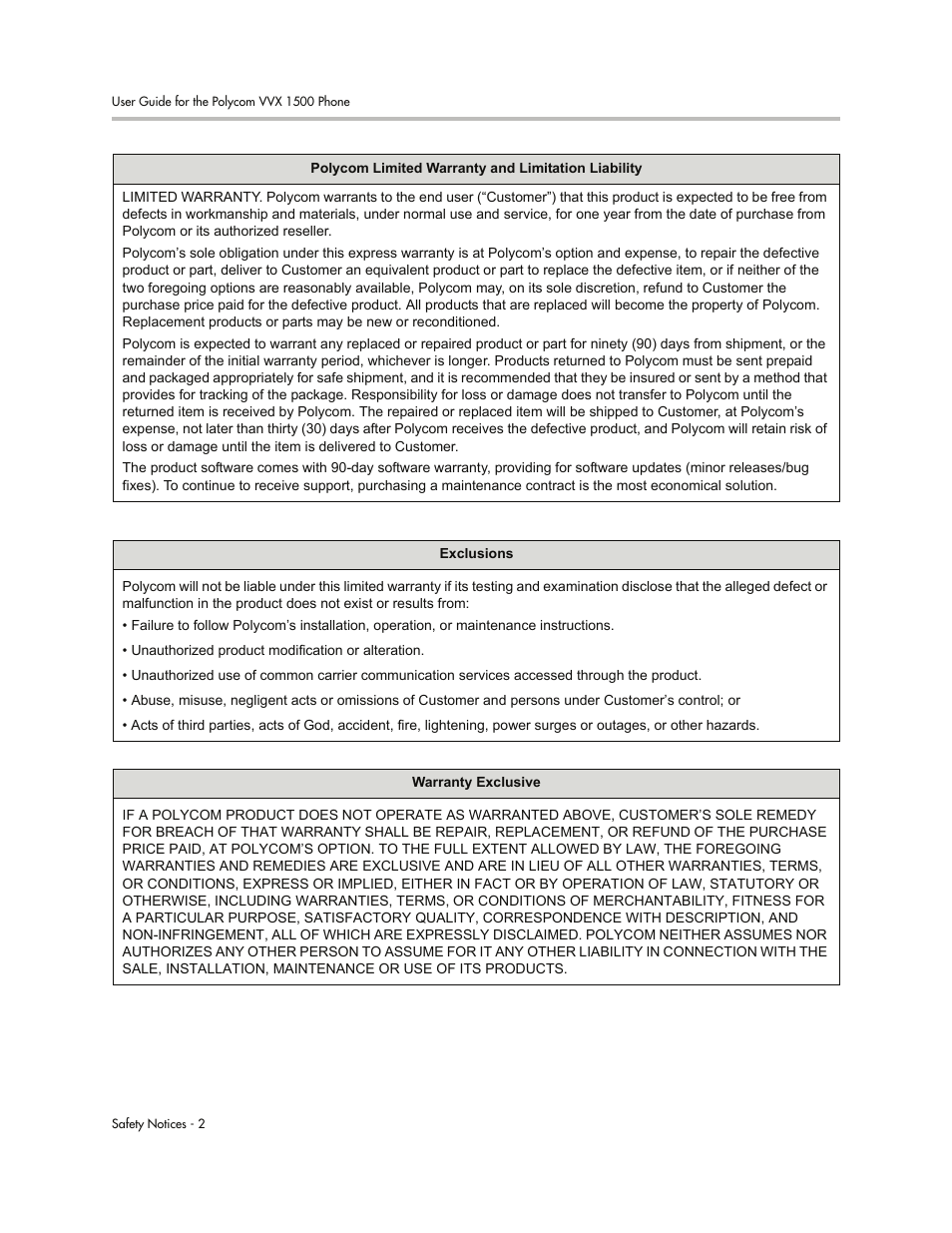 Polycom VVXTM 1500 User Manual | Page 198 / 208