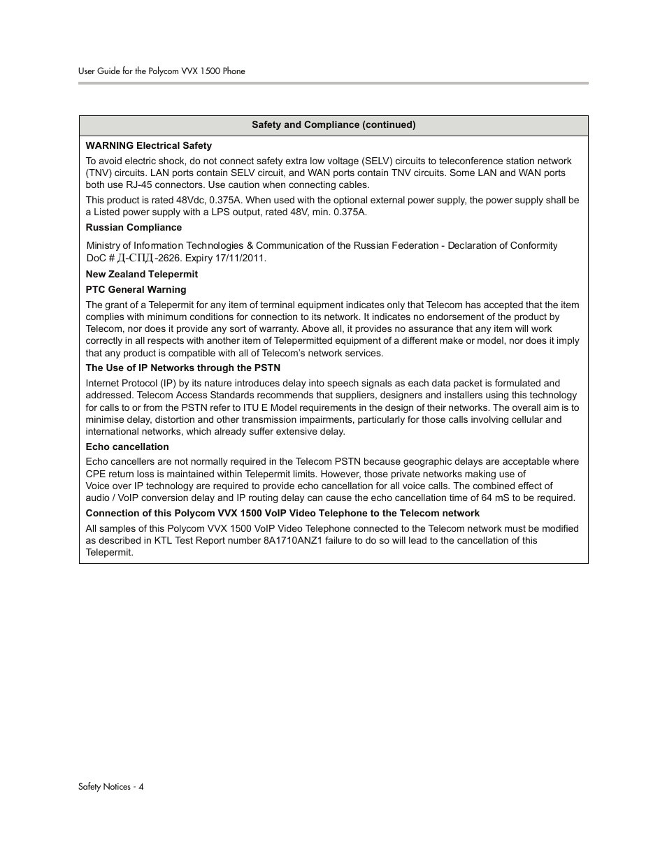 Polycom VVXTM 1500 User Manual | Page 200 / 208