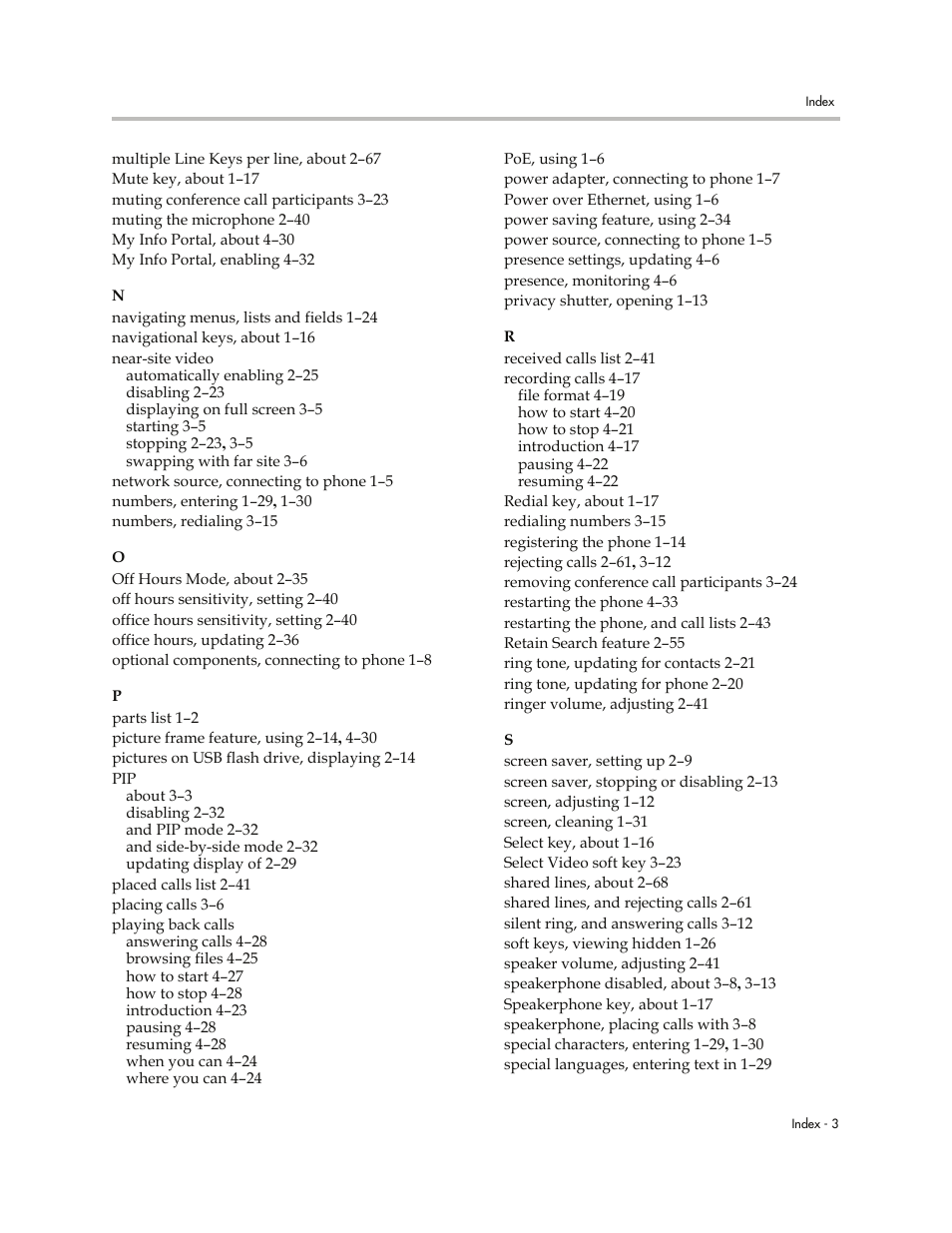 Polycom VVXTM 1500 User Manual | Page 203 / 208