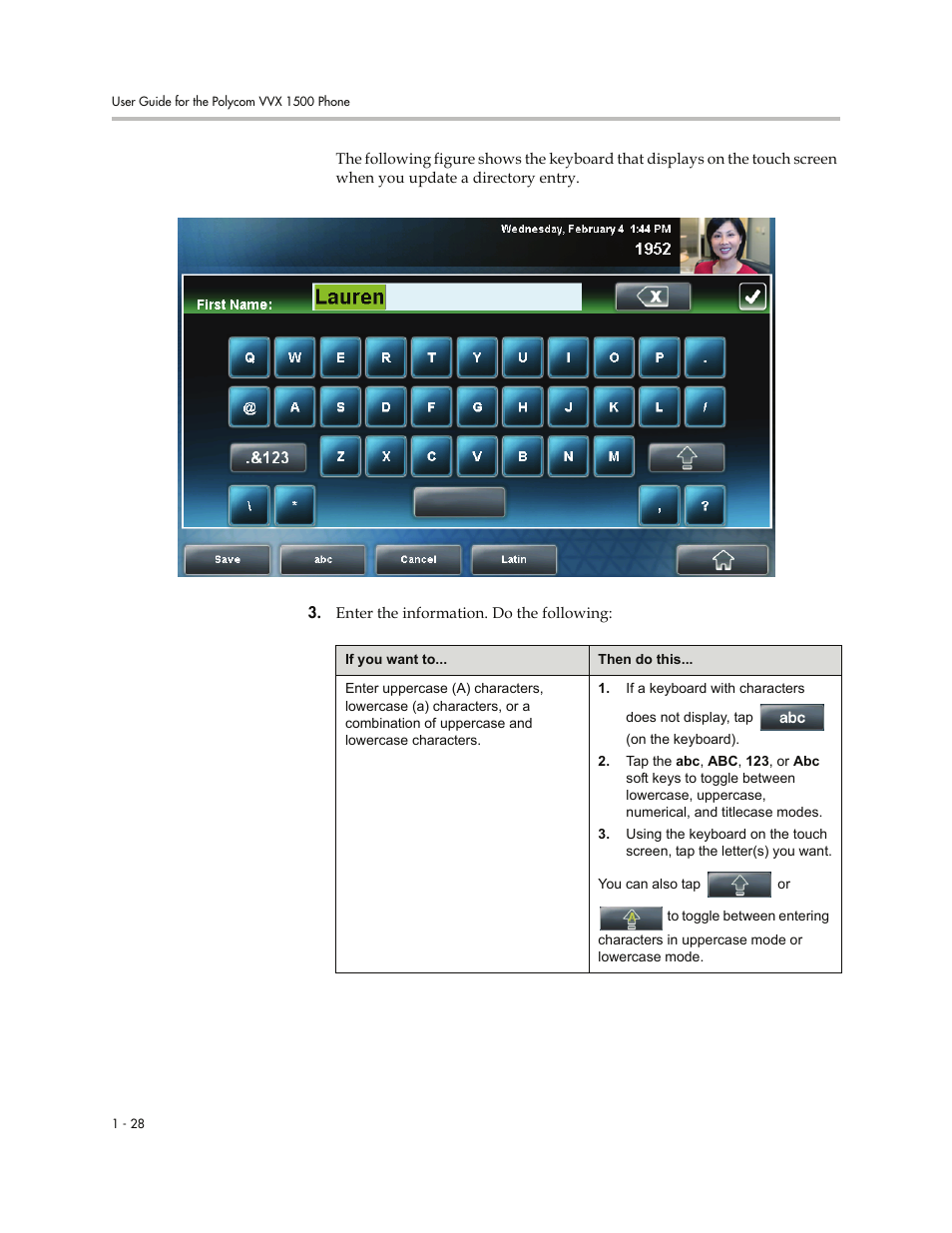 Polycom VVXTM 1500 User Manual | Page 36 / 208
