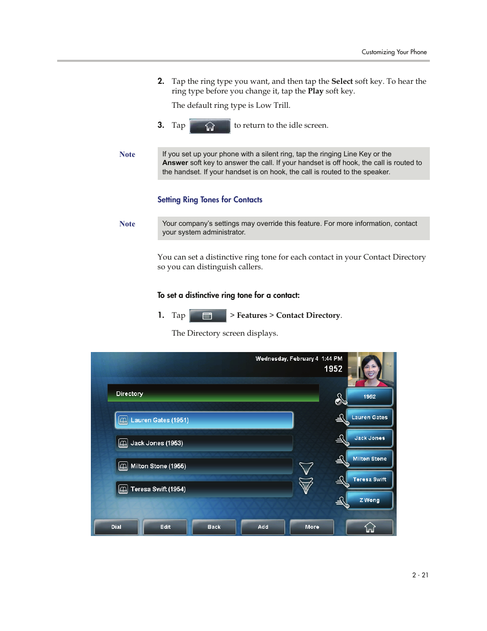 Polycom VVXTM 1500 User Manual | Page 61 / 208