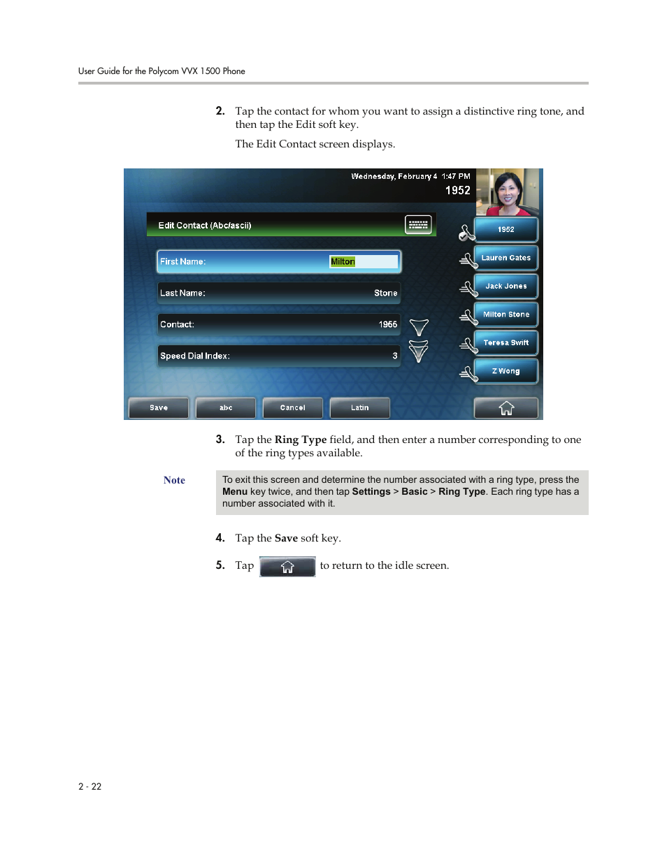 Polycom VVXTM 1500 User Manual | Page 62 / 208