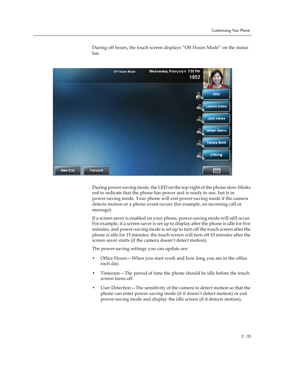 Polycom VVXTM 1500 User Manual | Page 75 / 208