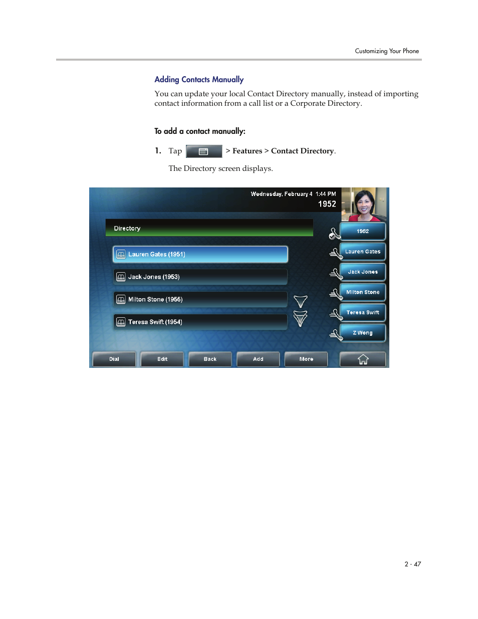 Polycom VVXTM 1500 User Manual | Page 87 / 208