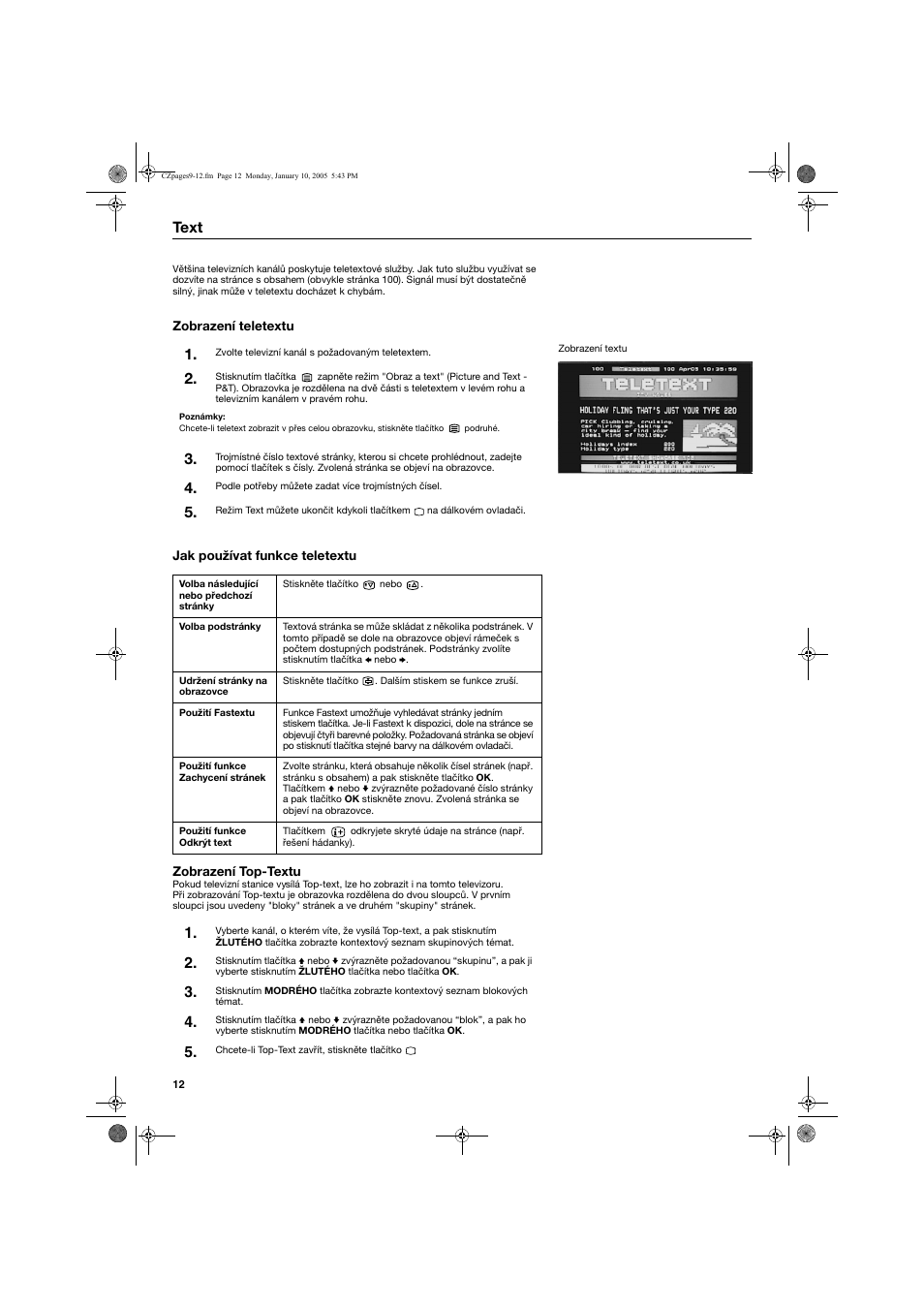 Text | Sony KV-32HQ150K User Manual | Page 38 / 148