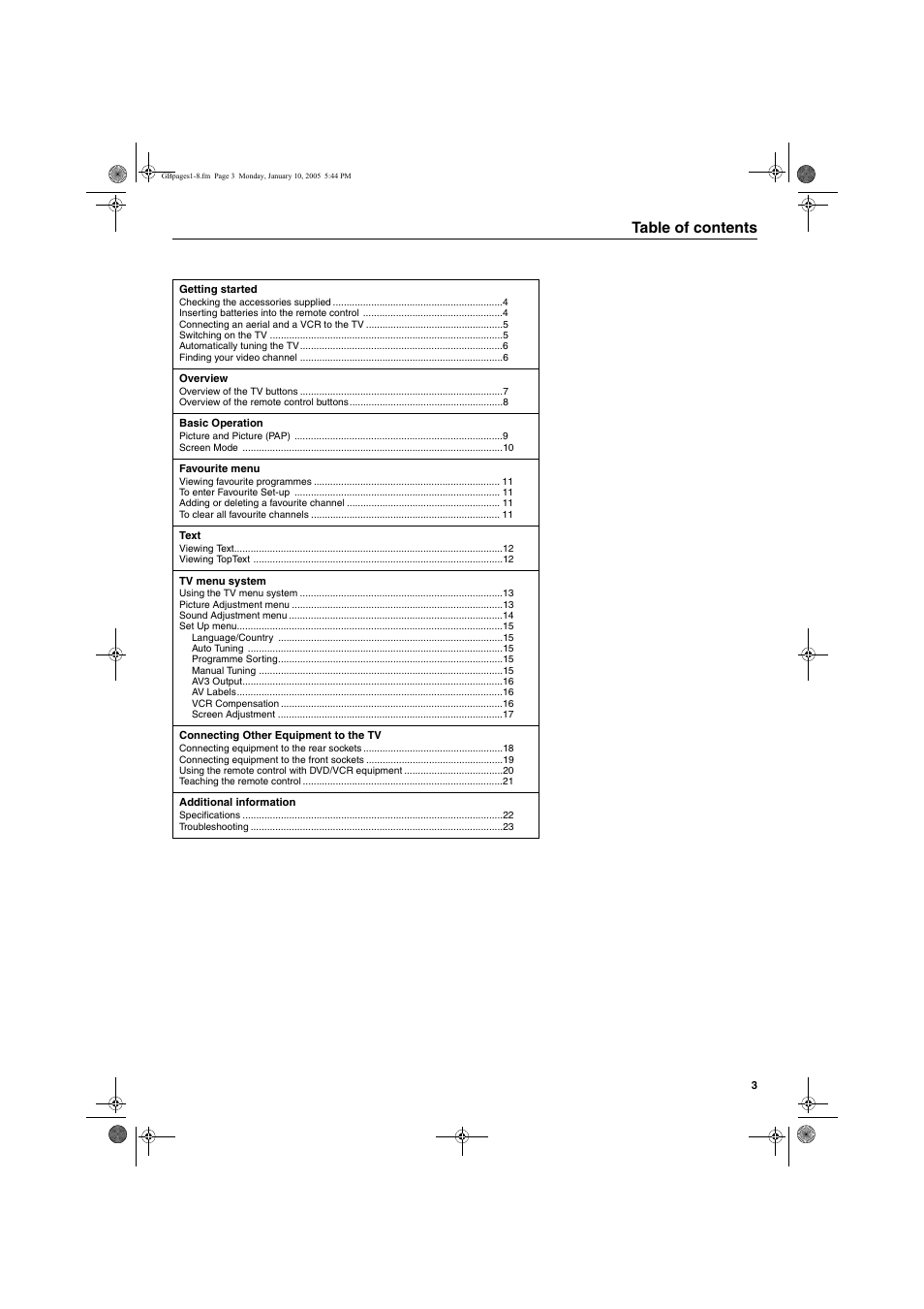 Sony KV-32HQ150K User Manual | Page 53 / 148
