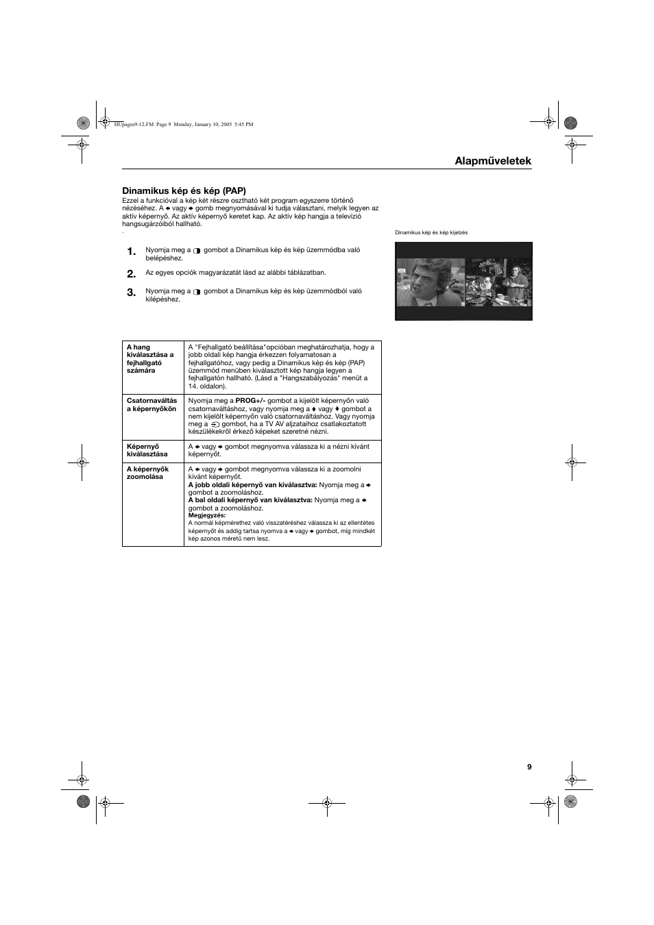 Alapműveletek | Sony KV-32HQ150K User Manual | Page 83 / 148