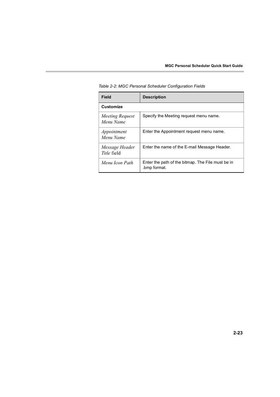 Polycom MGC Personal Scheduler User Manual | Page 31 / 86