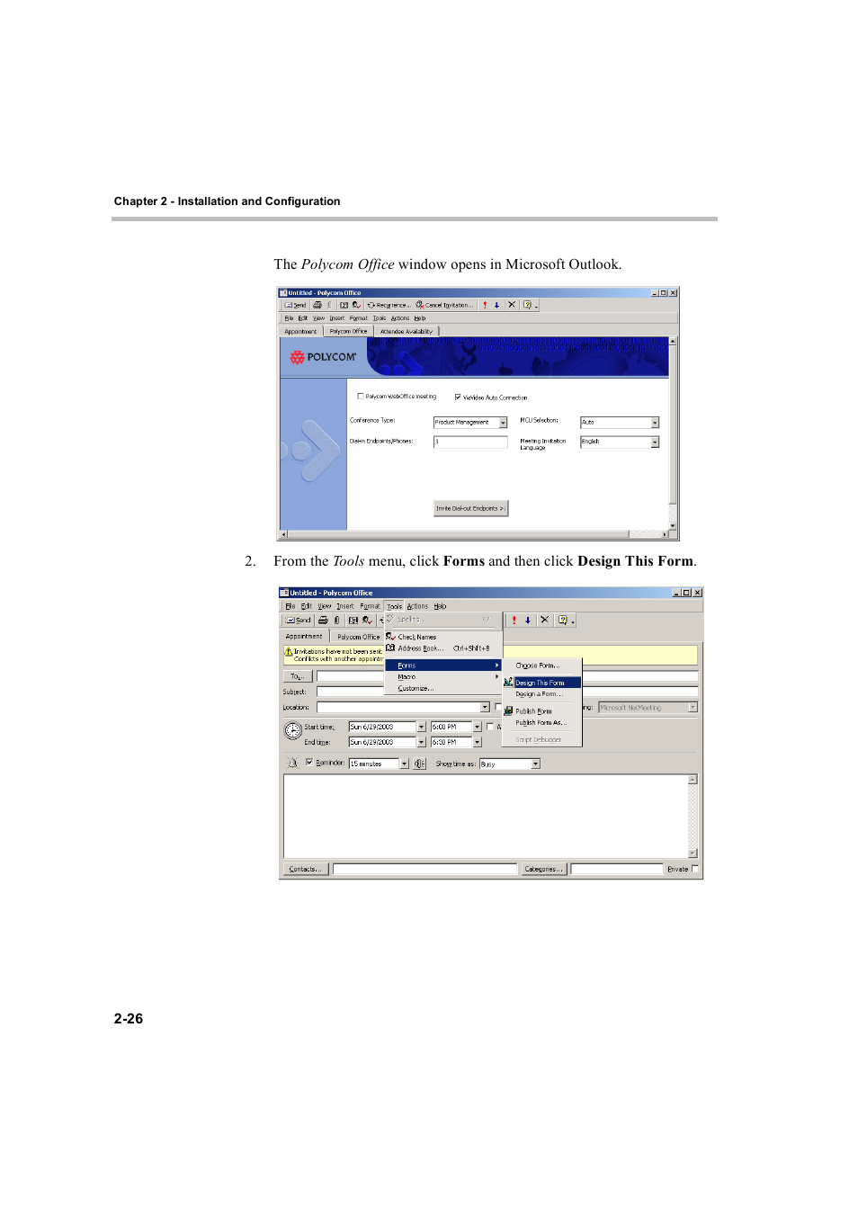Polycom MGC Personal Scheduler User Manual | Page 34 / 86