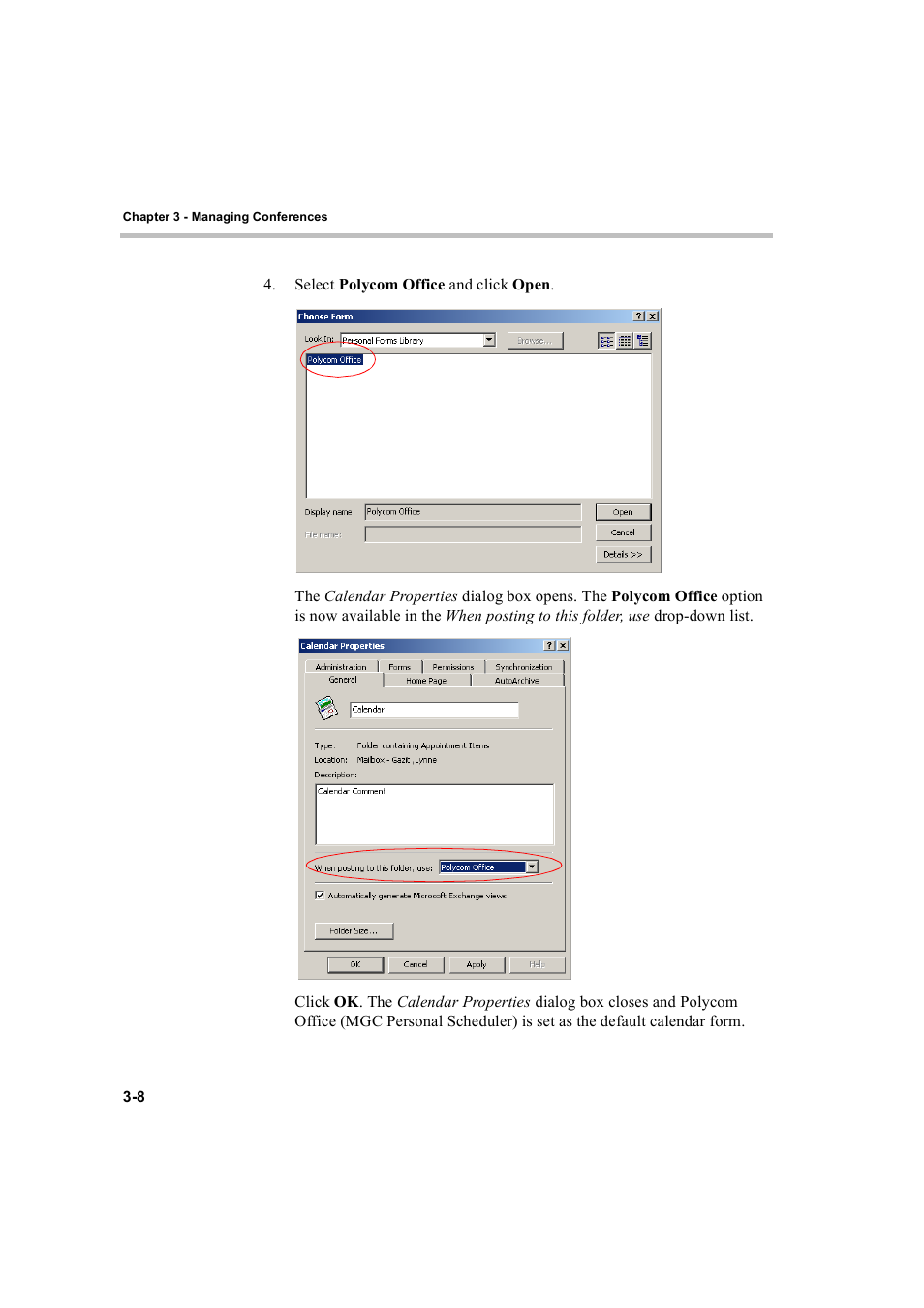 Polycom MGC Personal Scheduler User Manual | Page 52 / 86