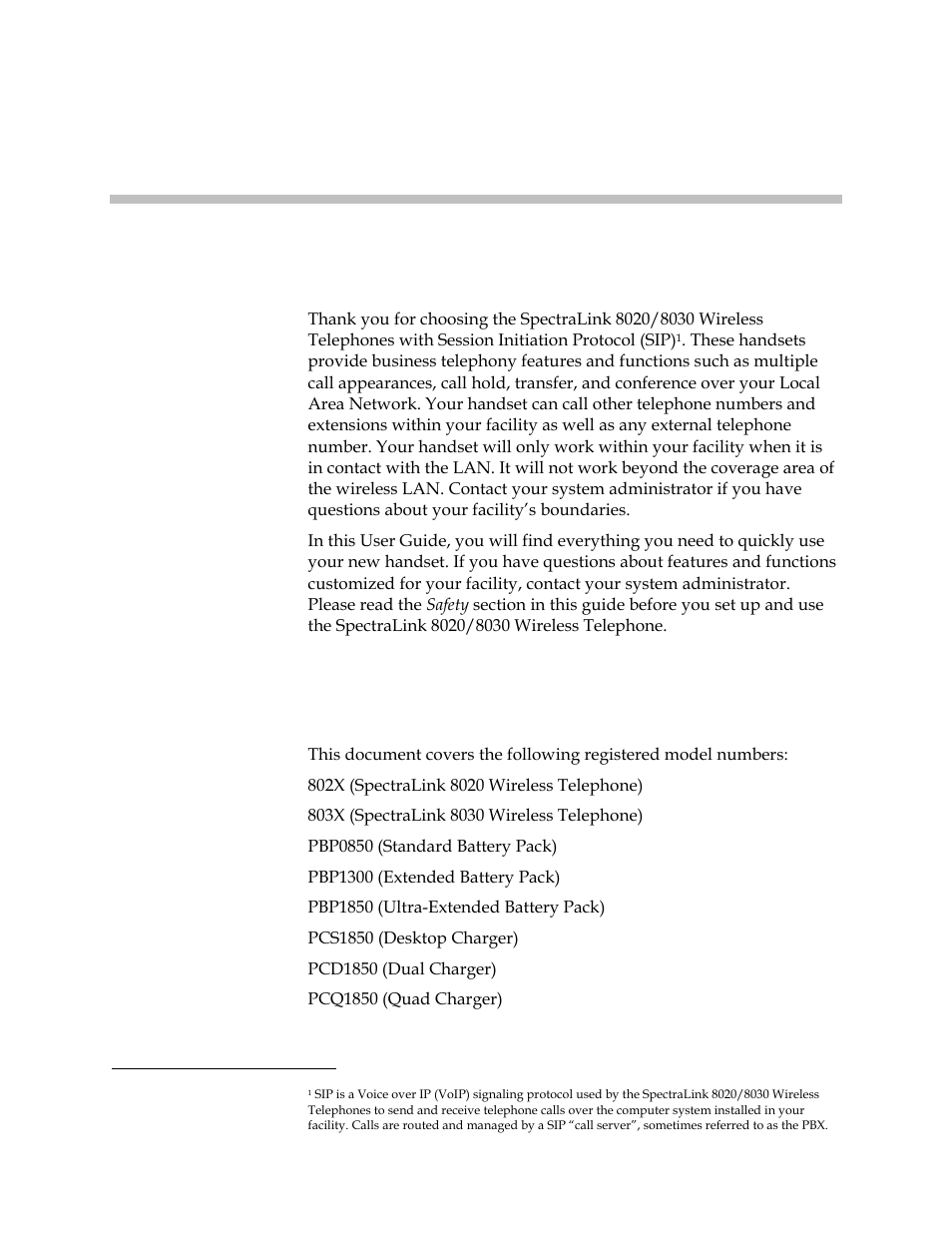 About this guide, Polycom model numbers | Polycom SpectraLink 1725-36165-001 User Manual | Page 3 / 73