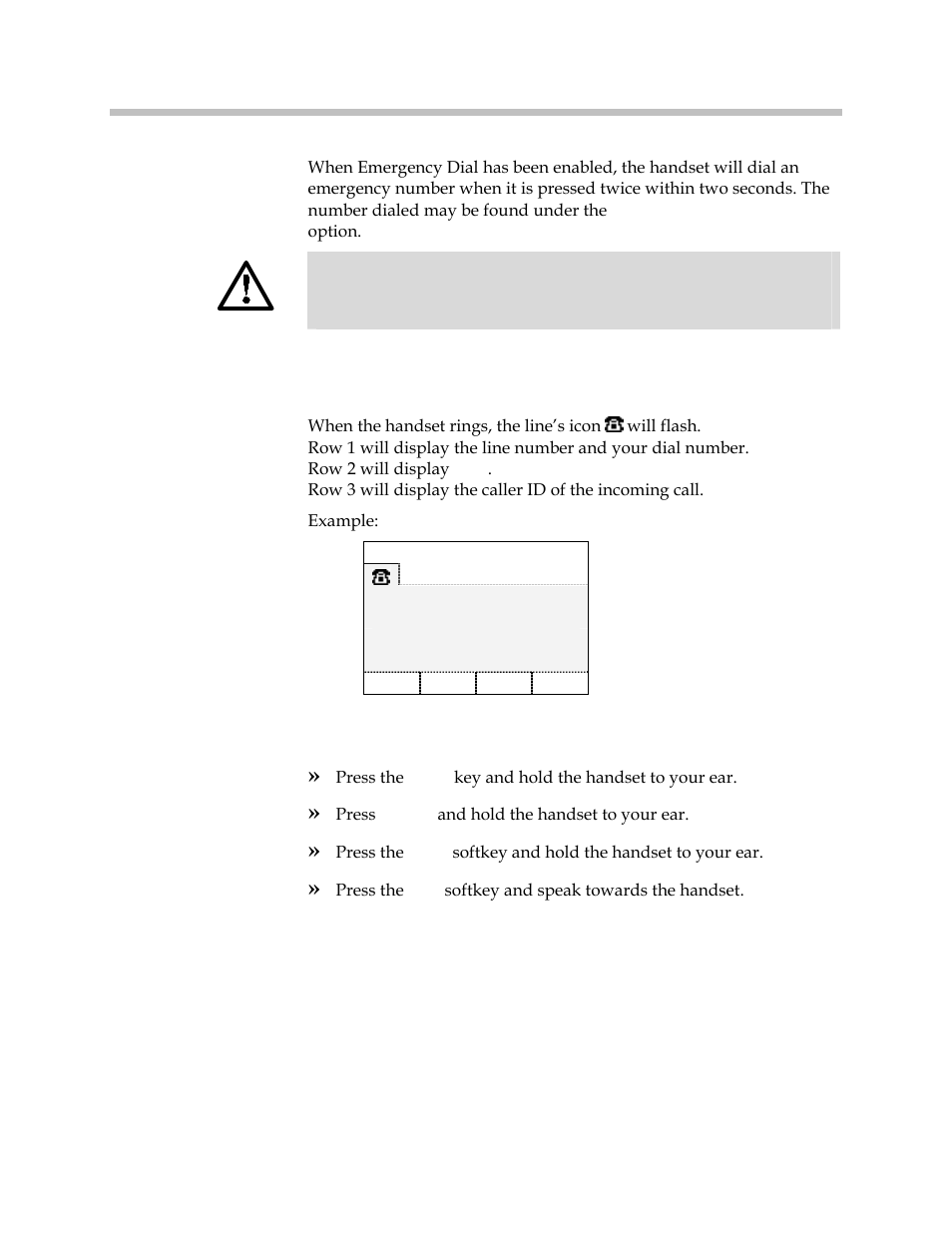 Answer or reject a call | Polycom SpectraLink 1725-36165-001 User Manual | Page 36 / 73