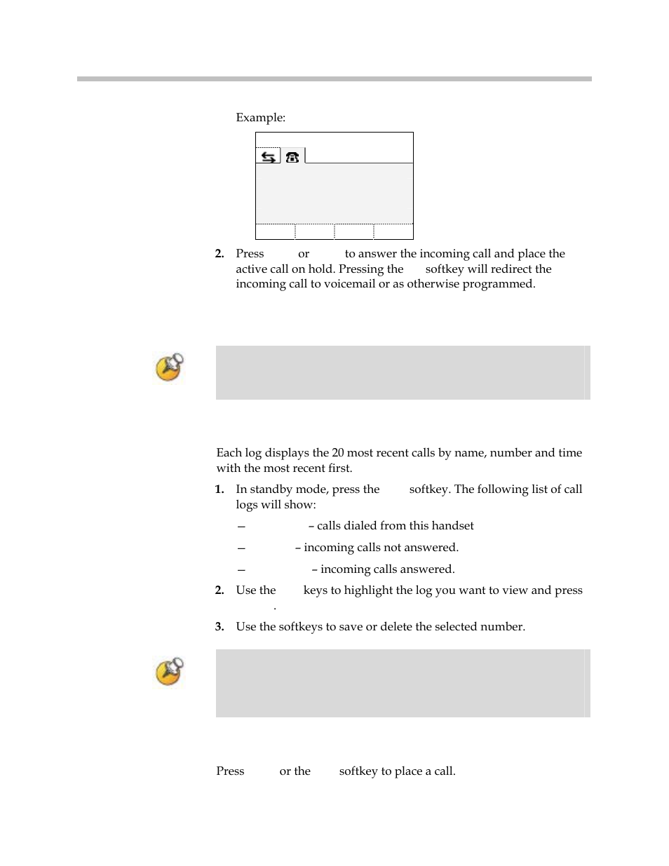 Use call logs | Polycom SpectraLink 1725-36165-001 User Manual | Page 45 / 73