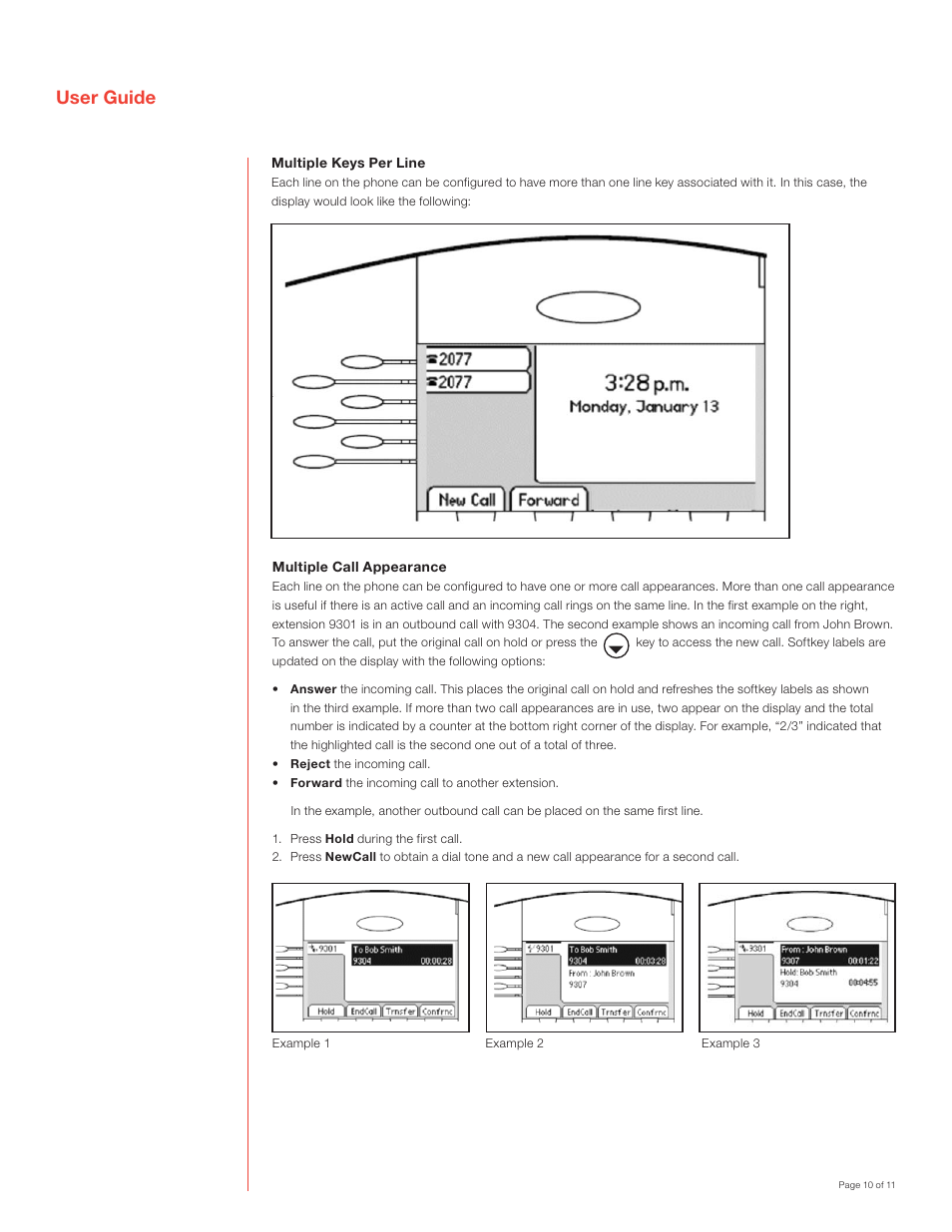 User guide | Polycom SoundPoint IP 600 SIP User Manual | Page 10 / 11