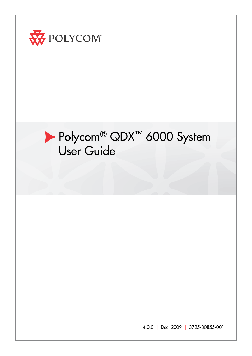 Polycom 6000 User Manual | 28 pages