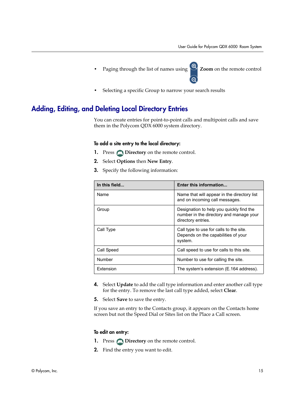 Polycom 6000 User Manual | Page 21 / 28