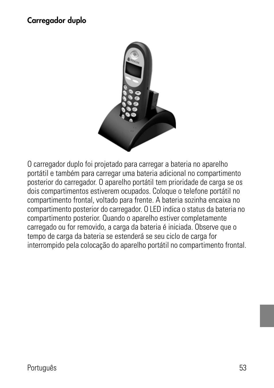 Carregador duplo | Polycom SpectraLink 8002 Series User Manual | Page 53 / 72