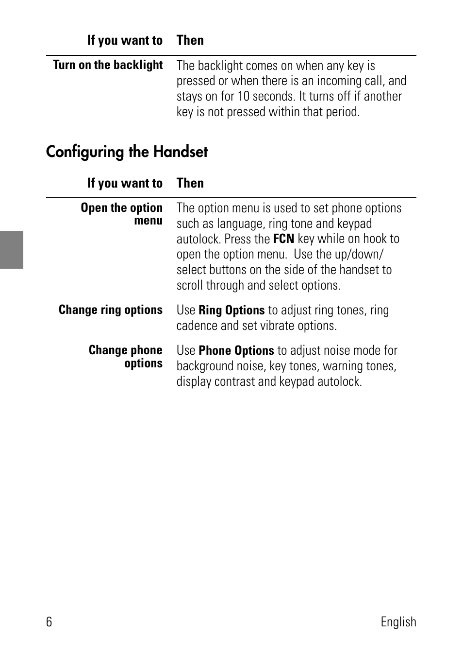 Configuring the handset | Polycom SpectraLink 8002 Series User Manual | Page 6 / 72
