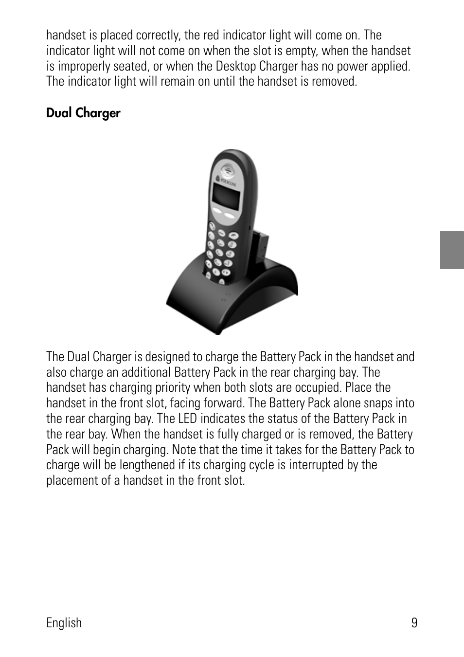 Dual charger | Polycom SpectraLink 8002 Series User Manual | Page 9 / 72