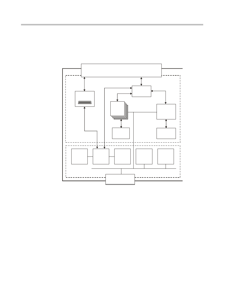 Audio+ module architecture, Audio+ port capacities, Audio+ module architecture -38 | Audio+ port capacities -38, 38 audio+ module architecture | Polycom DOC2238A User Manual | Page 118 / 160