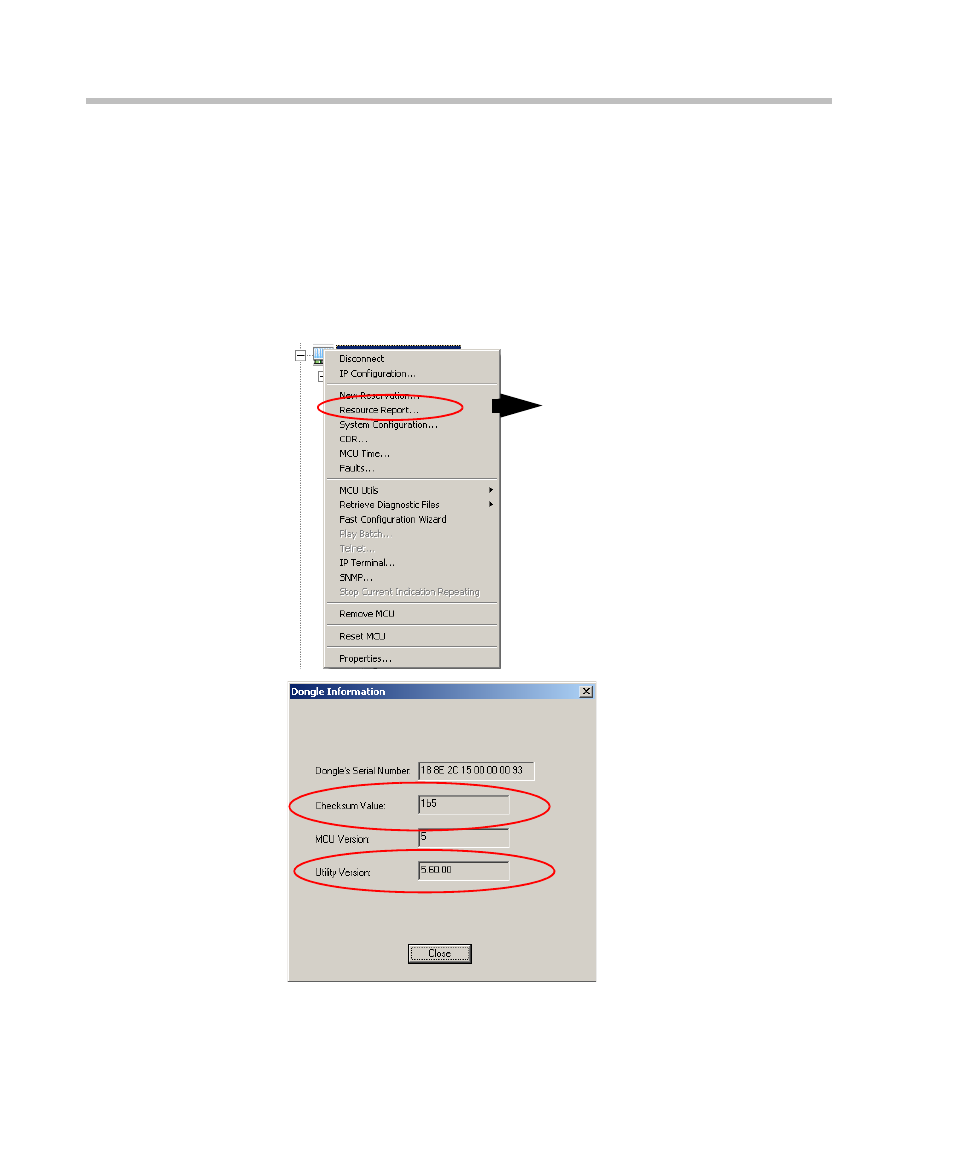 Verifying the dongle, Verifying the dongle -20 | Polycom DOC2238A User Manual | Page 152 / 160