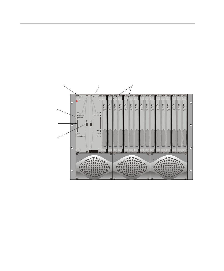 Mgc+100 components location, Mgc+100 components location -2, Chapter 4 - hardware description | Polycom DOC2238A User Manual | Page 82 / 160