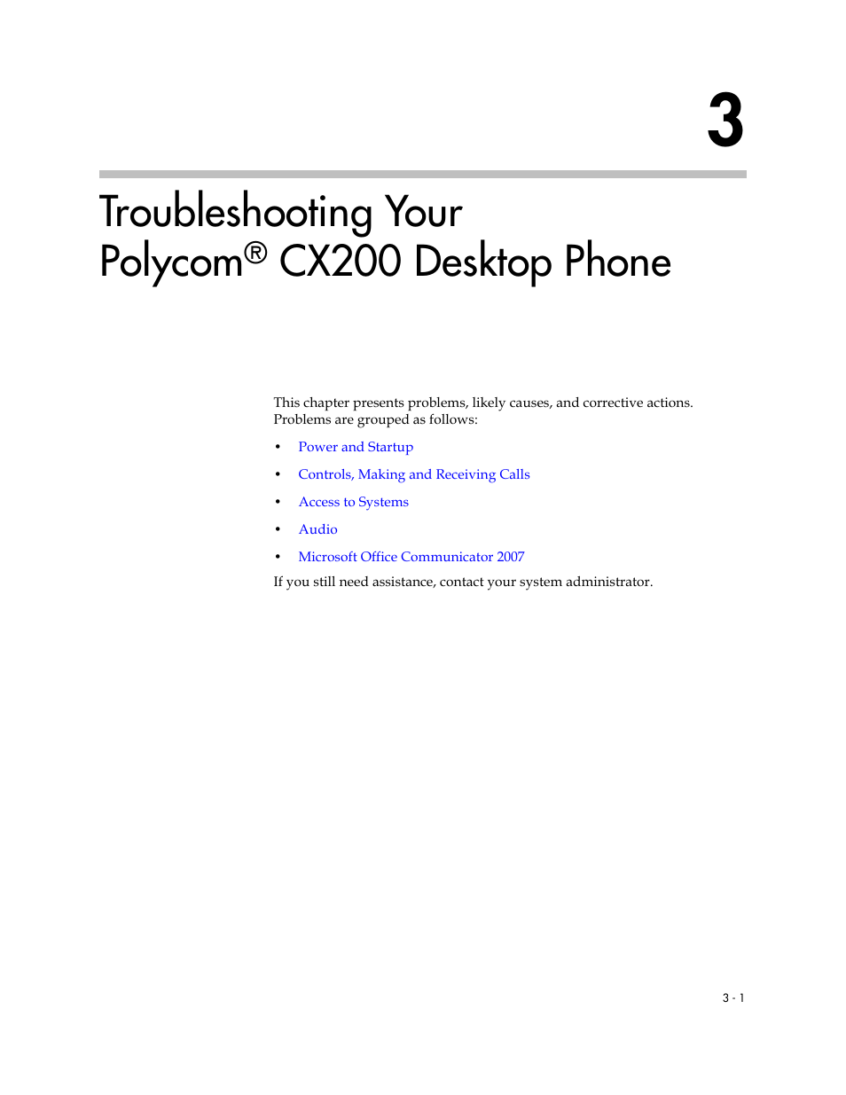 Troubleshooting your polycom® cx200 desktop phone, Troubleshooting your, Polycom® cx200 desktop phone | Troubleshooting your polycom, Cx200 desktop phone | Polycom CX200 User Manual | Page 19 / 28