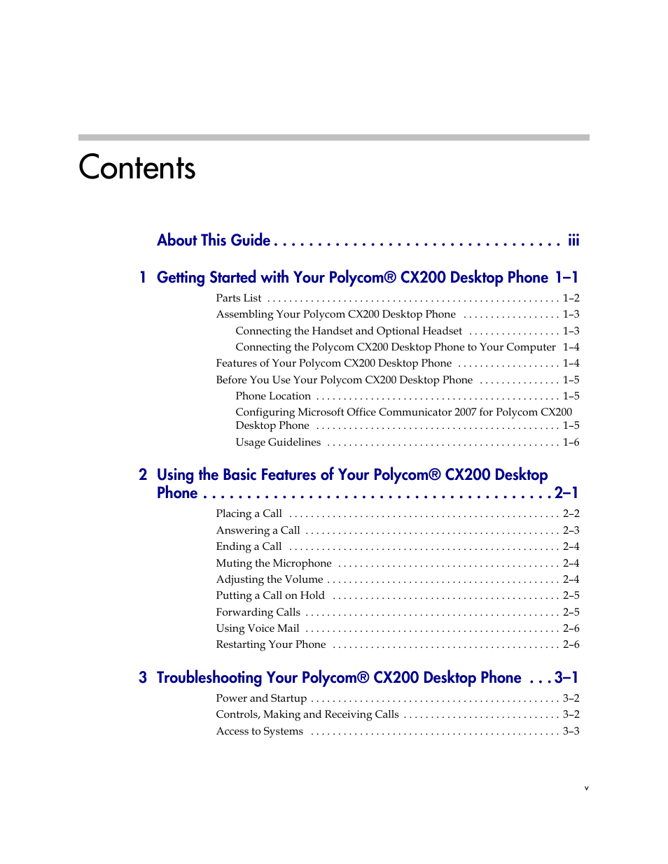 Polycom CX200 User Manual | Page 5 / 28