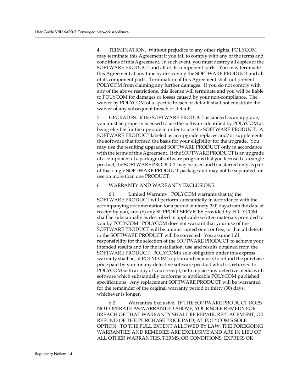 Polycom V2IU Converged Network Appliance 6400-S User Manual | Page 72 / 82
