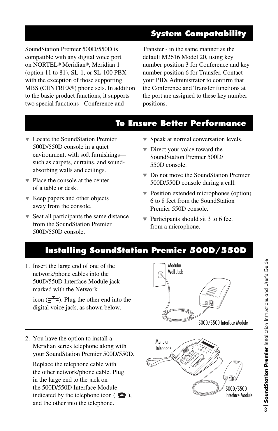 System compatability | Polycom 500D User Manual | Page 9 / 28