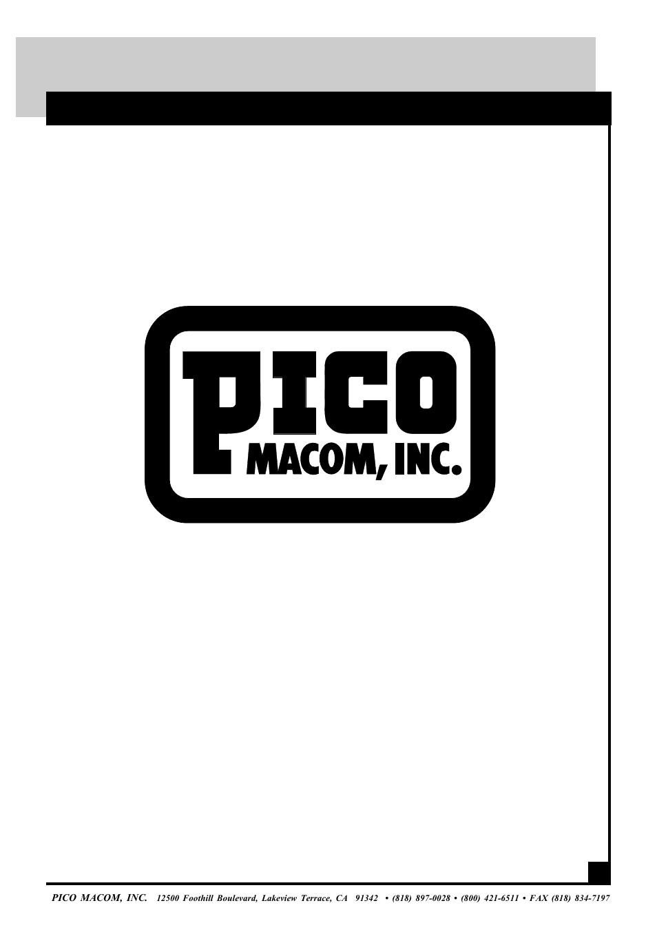 Pico Macom TSMS-16A User Manual | Page 7 / 7