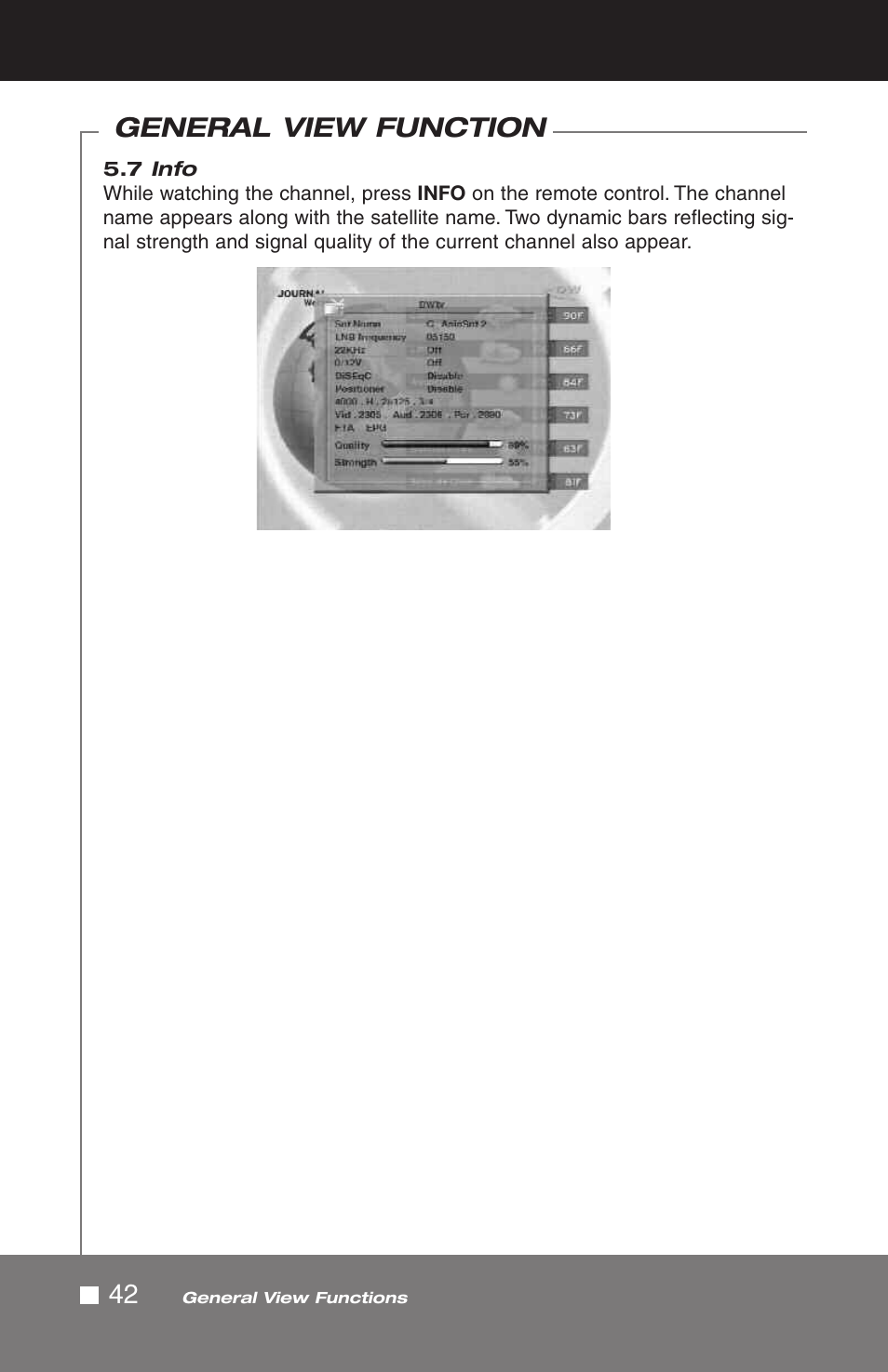 General view function | Pico Macom SIRD-FTA User Manual | Page 42 / 52