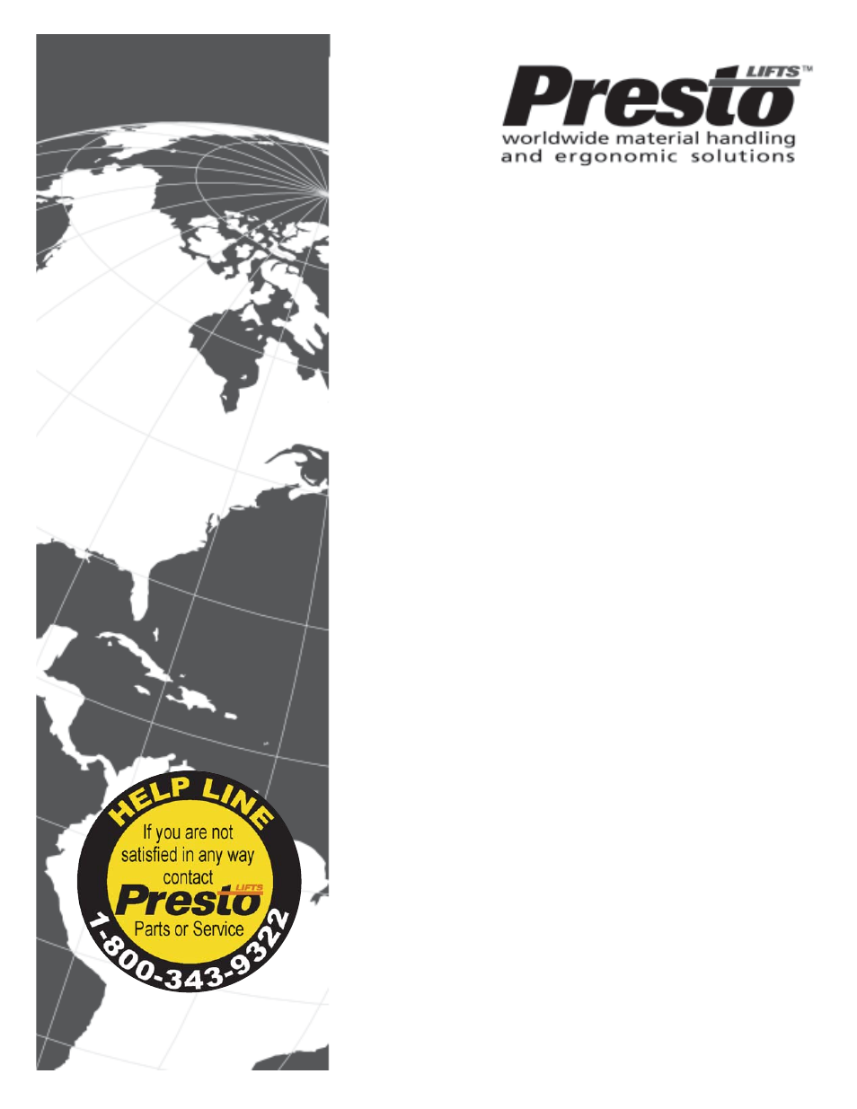 Presto M200 User Manual | 21 pages