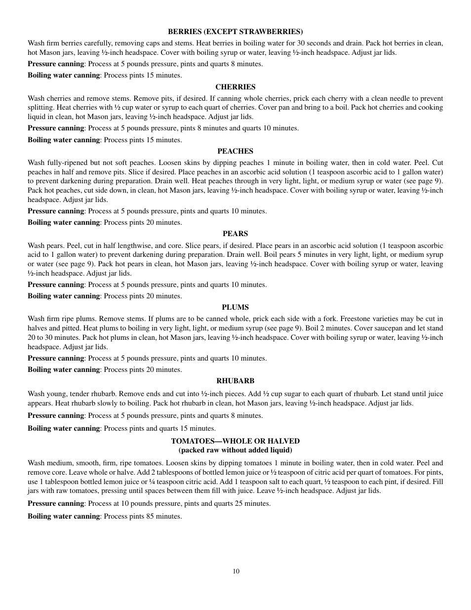 Presto Pressure Canner and Cooker User Manual | Page 10 / 35