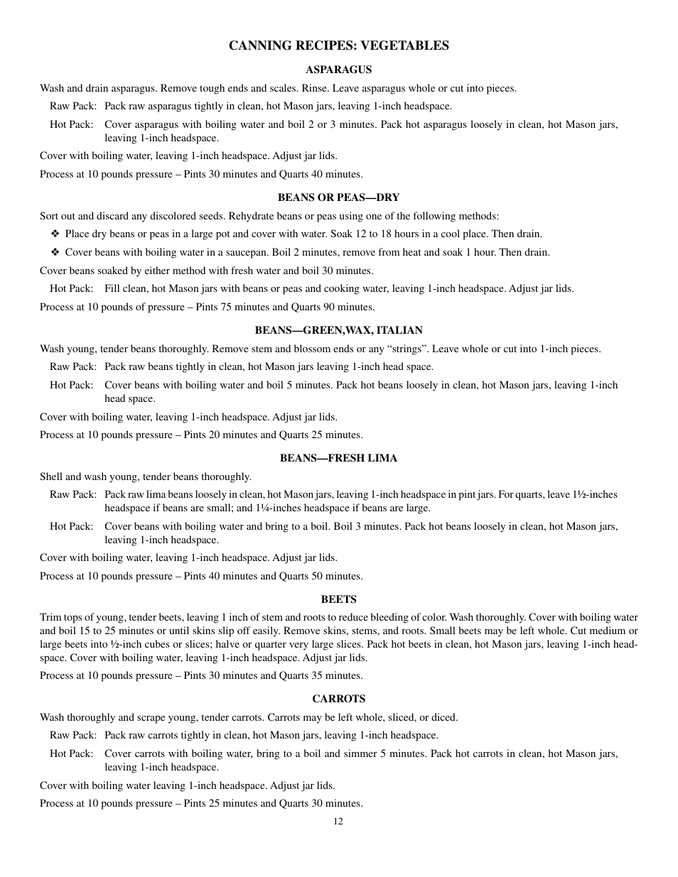 Presto Pressure Canner and Cooker User Manual | Page 12 / 35
