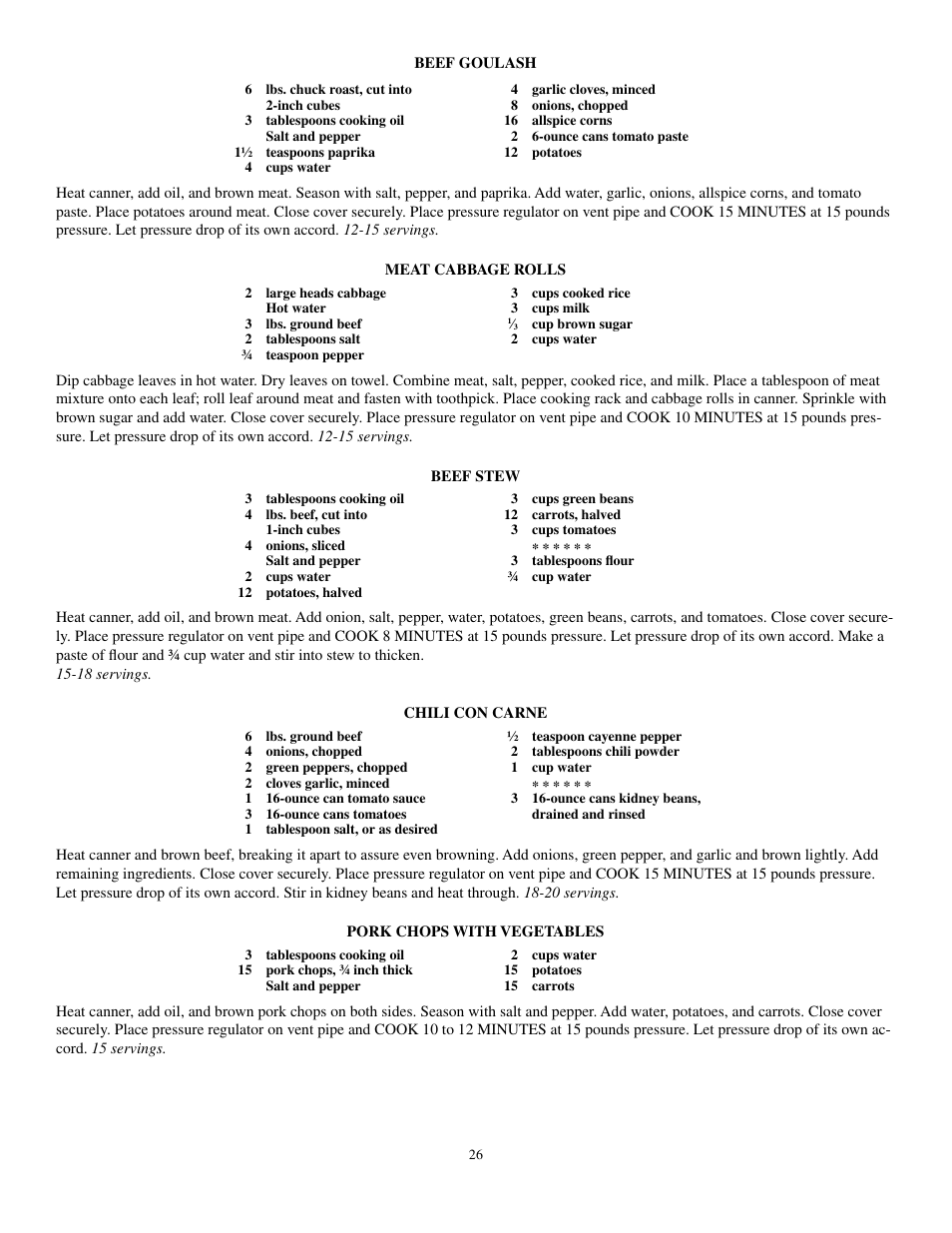 Presto Pressure Canner and Cooker User Manual | Page 26 / 35