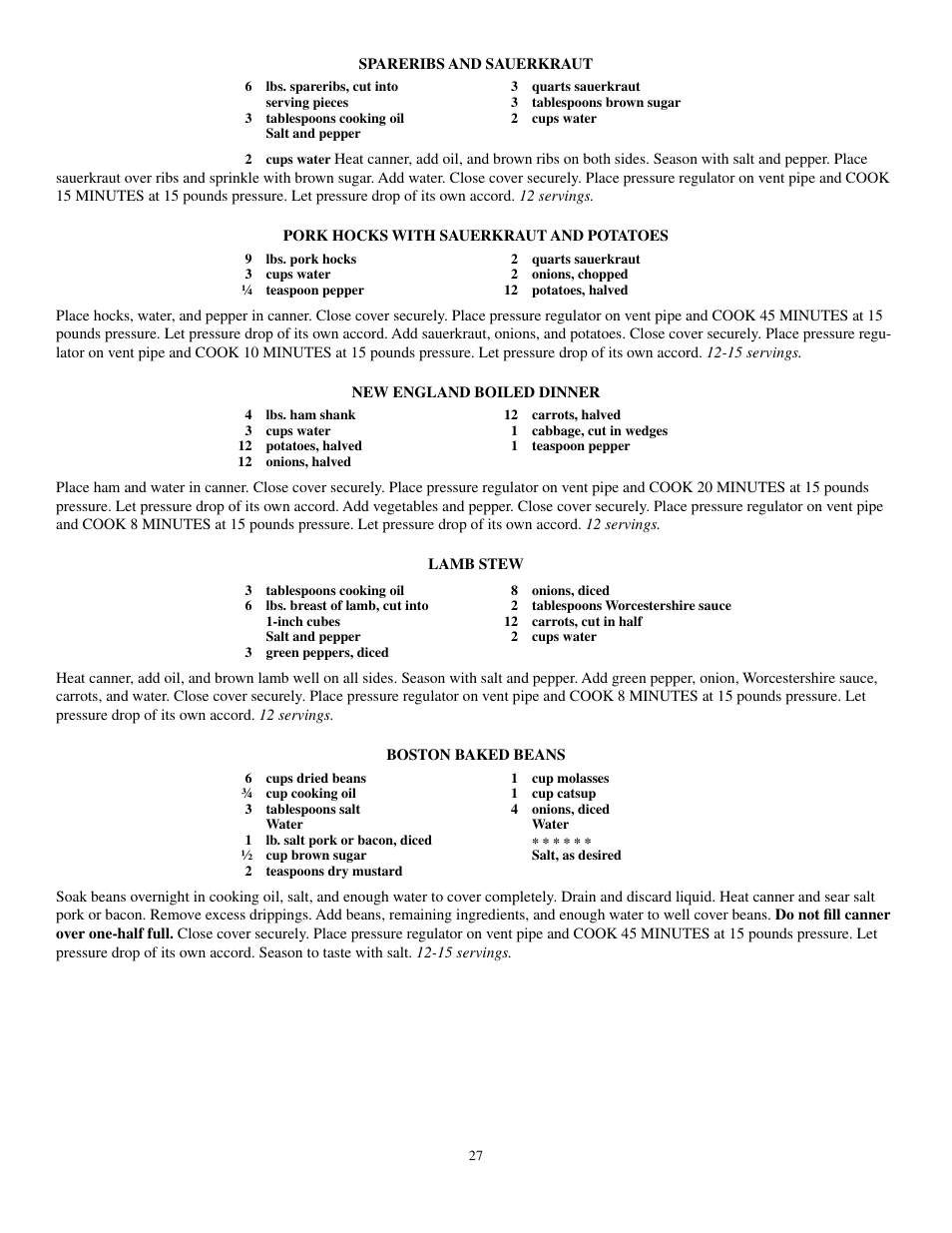 Presto Pressure Canner and Cooker User Manual | Page 27 / 35
