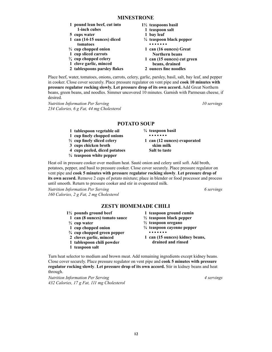 Presto 1362 User Manual | Page 12 / 38