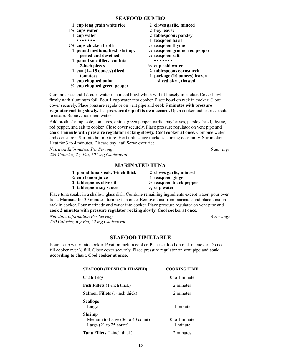 Presto 1362 User Manual | Page 15 / 38