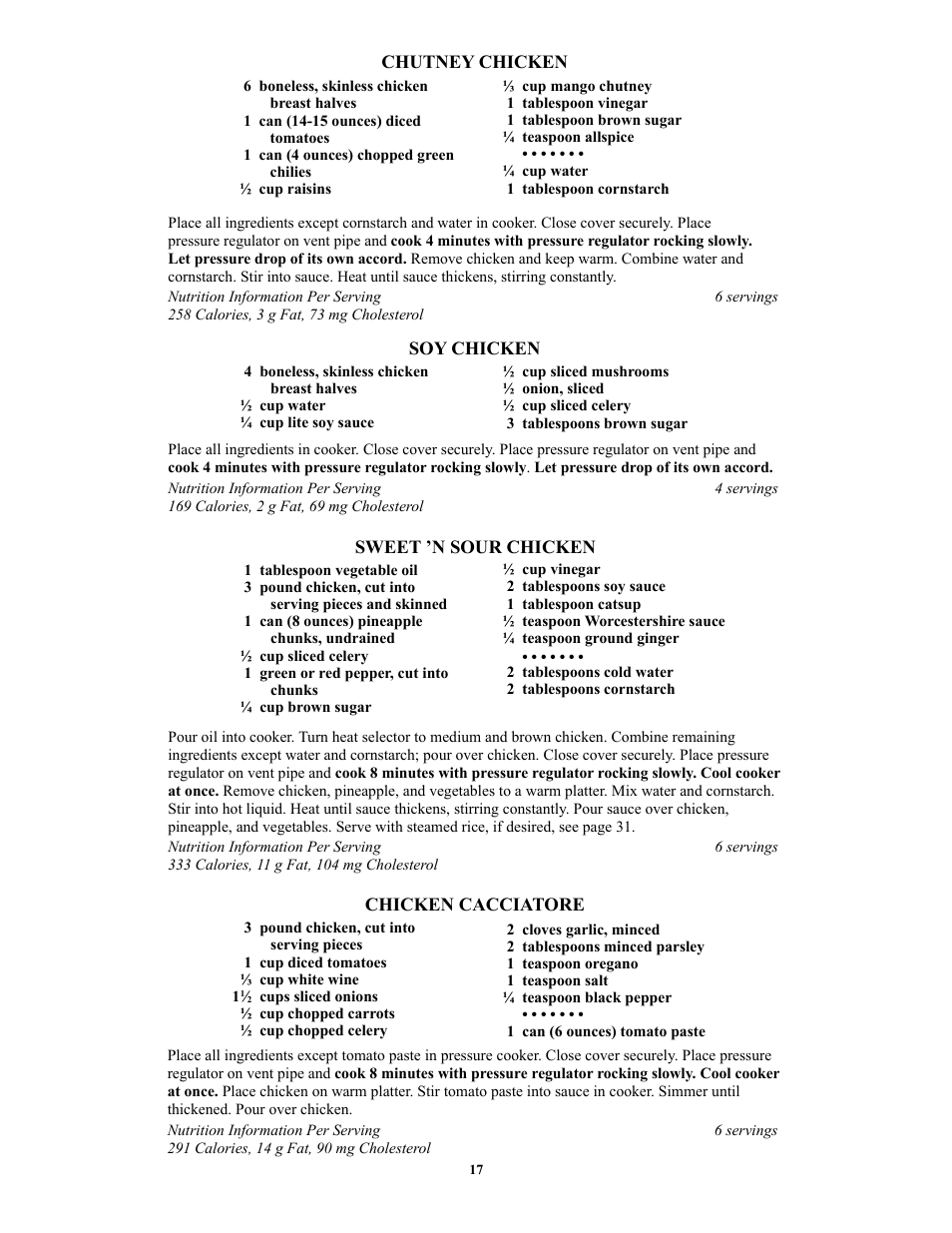 Presto 1362 User Manual | Page 17 / 38