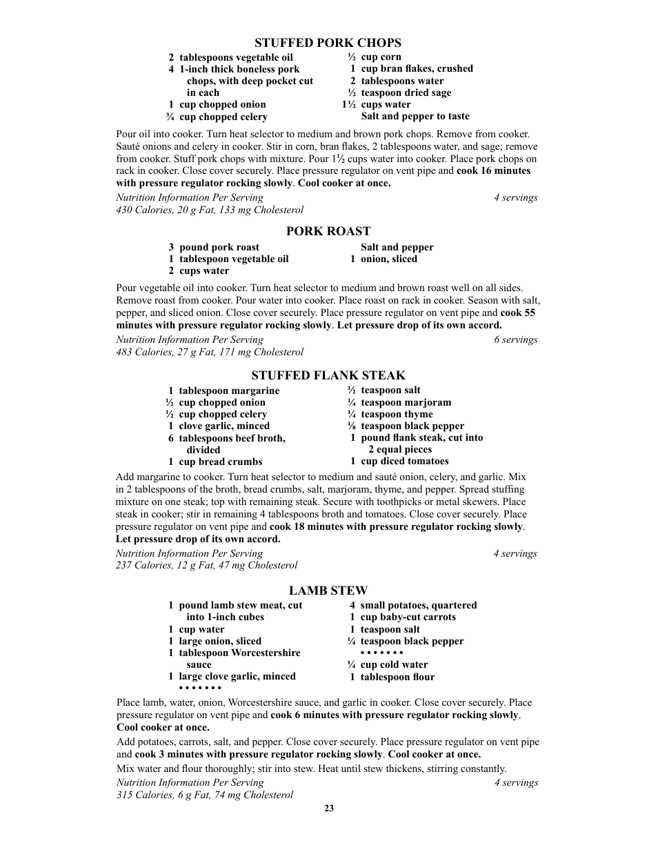 Presto 1362 User Manual | Page 23 / 38
